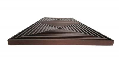 Joaquim Tenreiro Muxarabi Rosewood Wall Sculpture