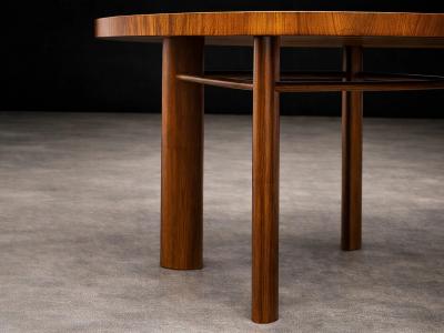 Joaquim Tenreiro Round Dining Table in Cavi na Wood by Joaquim Tenreiro Brazil 1950s Lot 761B