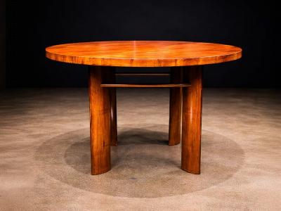 Joaquim Tenreiro Round Dining Table in Cavi na Wood by Joaquim Tenreiro Brazil 1950s Lot 761B