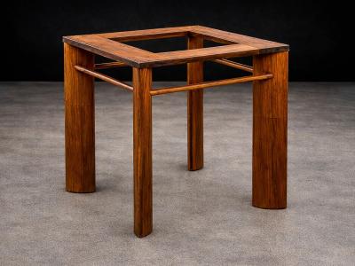 Joaquim Tenreiro Round Dining Table in Cavi na Wood by Joaquim Tenreiro Brazil 1950s Lot 761B