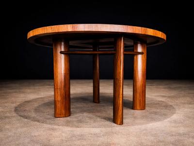 Joaquim Tenreiro Round Dining Table in Cavi na Wood by Joaquim Tenreiro Brazil 1950s Lot 761B