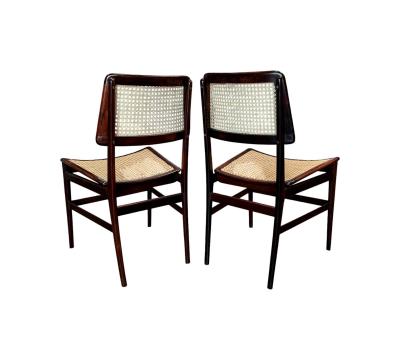 Joaquim Tenreiro Set of 2 Chairs in Rosewood Cane Joaquim Tenreiro 1960s Lot 744