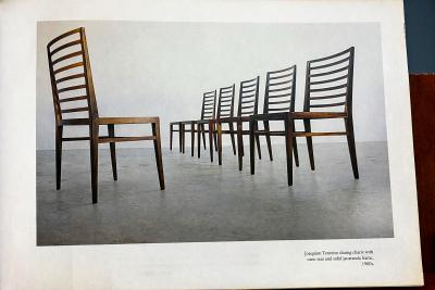 Joaquim Tenreiro Set of 4 Chairs in Rosewood Cane Joaquim Tenreiro 1950s