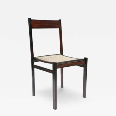 Joaquim Tenreiro Set of 8 Brazilian Modern Chairs in Hardwood Cane by Joaquim Tenreiro 1960s