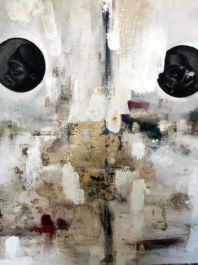 Joaquin Pineiro El Origen Painting and Mix Media on Canvas