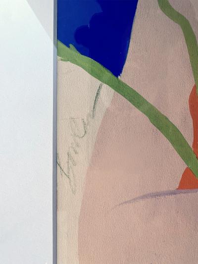 Joe Bowler Love Story Couple in Romantic Bliss Illustration Mid Century