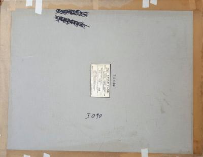 Joe Bowler Reclining Woman with Man in Background