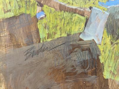 Joe Bowler The Tree Cutters Children Playing on a Fallen Tree Saturday Evening Post 