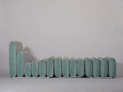 Joe Colombo Additional System armchairs and ottomans by Joe Colombo for Sormani c1968