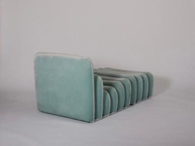 Joe Colombo Additional System armchairs and ottomans by Joe Colombo for Sormani c1968