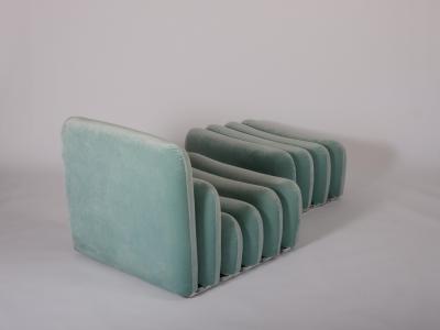 Joe Colombo Additional System armchairs and ottomans by Joe Colombo for Sormani c1968