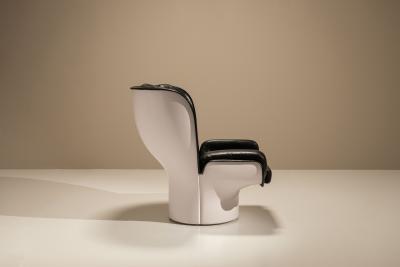 Joe Colombo Elda Chair and Ottoman by Joe Colombo for Comfort Italy 1970s