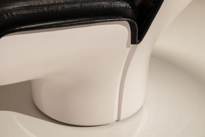 Joe Colombo Elda Chair and Ottoman by Joe Colombo for Comfort Italy 1970s