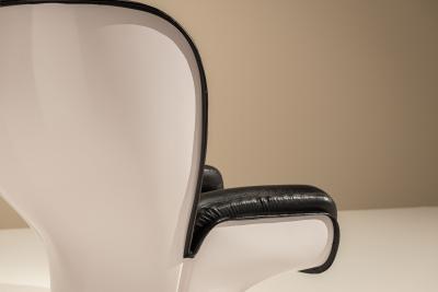 Joe Colombo Elda Chair and Ottoman by Joe Colombo for Comfort Italy 1970s