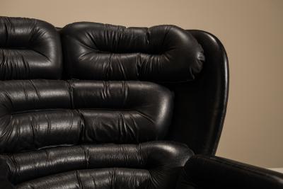 Joe Colombo Elda Chair and Ottoman by Joe Colombo for Comfort Italy 1970s