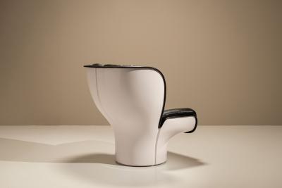 Joe Colombo Elda Chair and Ottoman by Joe Colombo for Comfort Italy 1970s