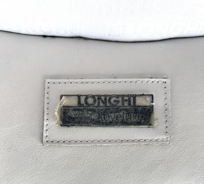 Joe Colombo Joe Colombo Elda Swivel Chair Fratelli Longhi White Leather 4 Available