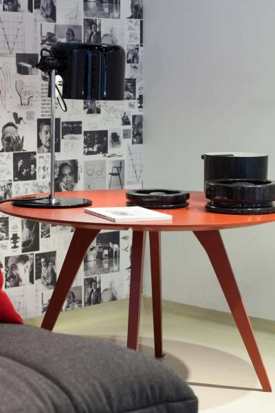 Joe Colombo Joe Colombo Model 2202 Coup Table Lamp in Black for Oluce