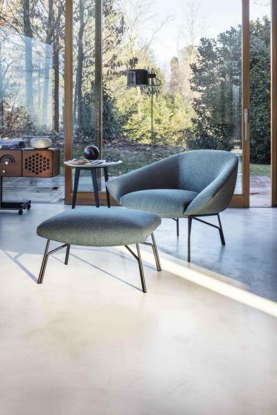 Joe Colombo Joe Colombo Model 3321 Coup Floor Lamp in Black for Oluce