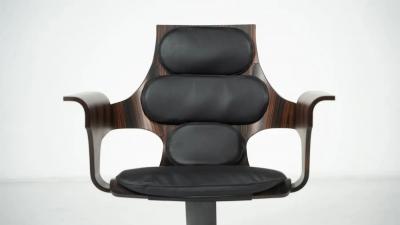 Joe Colombo Rare Bell Armchair by Joe Colombo for Benini Italy