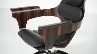 Joe Colombo Rare Bell Armchair by Joe Colombo for Benini Italy