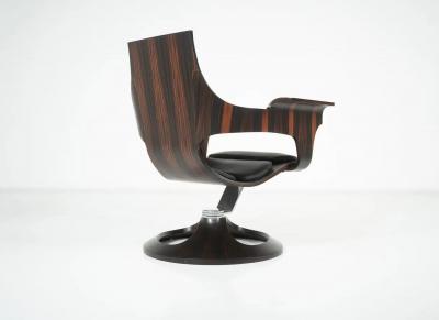 Joe Colombo Rare Bell Armchair by Joe Colombo for Benini Italy