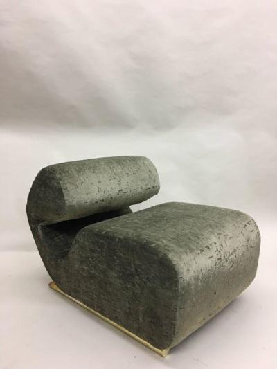 Joe Colombo Rare Italian Mid Century Modern Curvilinear Sofa or Settee Joe Colombo 1970
