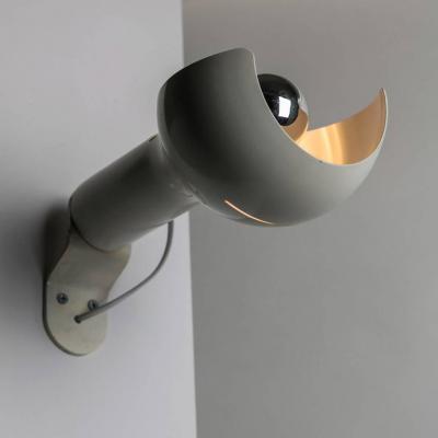 Joe Colombo Rare Set of Two Flash Wall Lamps by Joe Colombo for O Luce