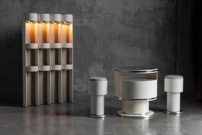 Joe Colombo Space Age Modular Bar Set by Joe Colombo Italy ca 1968