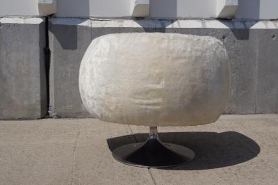 Joe Durso Swivel Armchair in the Style of Joe DUrso