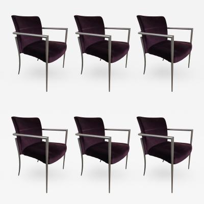 Joe Linda Ricchio Set of 6 Cortona Guest Staking Chairs by Joe Ricchio for HBF