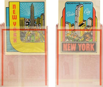 Joe Tilson New York Decals 3 and 4