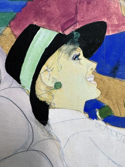 Joe de Mers Pepsi advertisement Mid Century Original Artwork Golden Age of Illustration