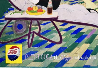 Joe de Mers Pepsi advertisement Mid Century Original Artwork Golden Age of Illustration