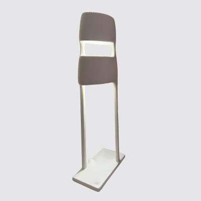 Joel Bartz EFFIGIE Floor lamp sculpture clay and cellulose unique lighting
