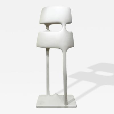 Joel Bartz EFFIGIE Floor lamp sculpture clay and cellulose unique lighting