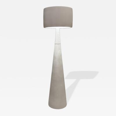 Joel Bartz ORANTE Floor lamp sculpture clay and cellulose unique lighting