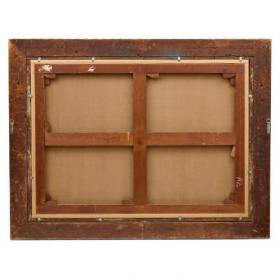 Johann Mongels Culverhouse Antique Dutch oil painting of an ice skating scene by Culverhouse