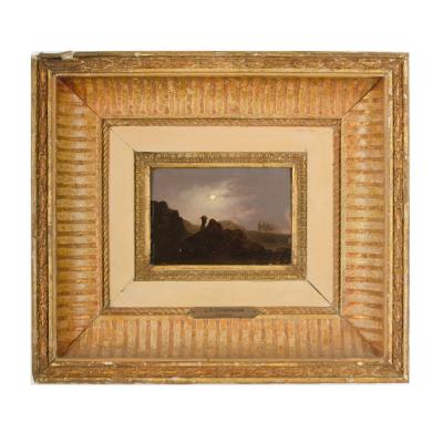Johann Mongels Culverhouse Johann Mongels Culverhouse Dutch 1820 1891 Camel in Full Moon painting