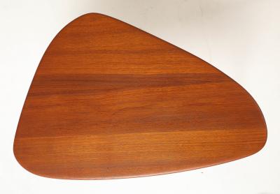 Johannes Aasbjerg Johannes Aasbjerg Triangle Teak Danish Side Tables