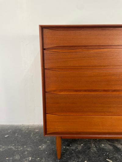 Johannes Aasbjerg Rare Johannes Aasbjerg Teak Dresser Circa 1960s Denmark Pair Available 