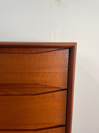 Johannes Aasbjerg Rare Johannes Aasbjerg Teak Dresser Circa 1960s Denmark Pair Available 