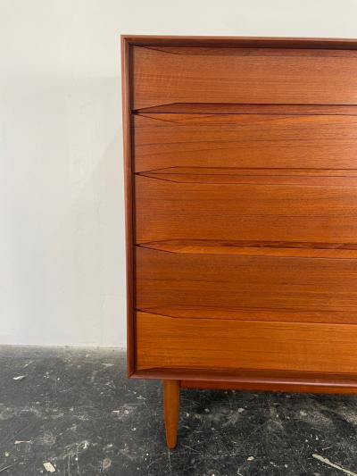 Johannes Aasbjerg Rare Johannes Aasbjerg Teak Dresser Circa 1960s Denmark Pair Available 