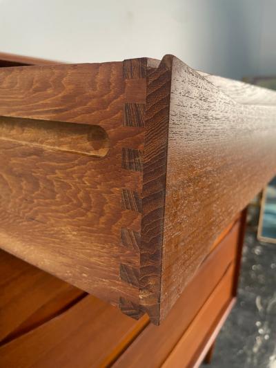 Johannes Aasbjerg Rare Johannes Aasbjerg Teak Dresser Circa 1960s Denmark Pair Available 