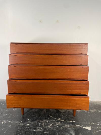 Johannes Aasbjerg Rare Johannes Aasbjerg Teak Dresser Circa 1960s Denmark Pair Available 