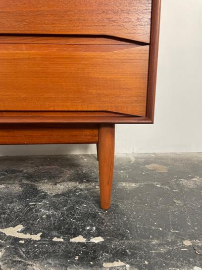 Johannes Aasbjerg Rare Johannes Aasbjerg Teak Dresser Circa 1960s Denmark Pair Available 