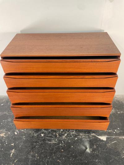 Johannes Aasbjerg Rare Johannes Aasbjerg Teak Dresser Circa 1960s Denmark Pair Available 