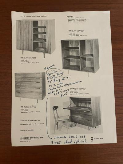 Johannes Andersen Danish Modern Johannes Andersen Tall Dresser