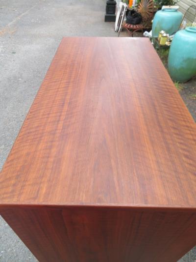 Johannes Andersen Handsome Danish Modern Teak Johannes Andersen Tall Dresser Mid Century