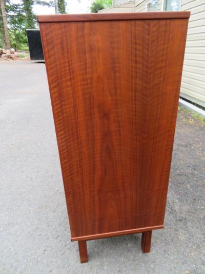 Johannes Andersen Handsome Danish Modern Teak Johannes Andersen Tall Dresser Mid Century